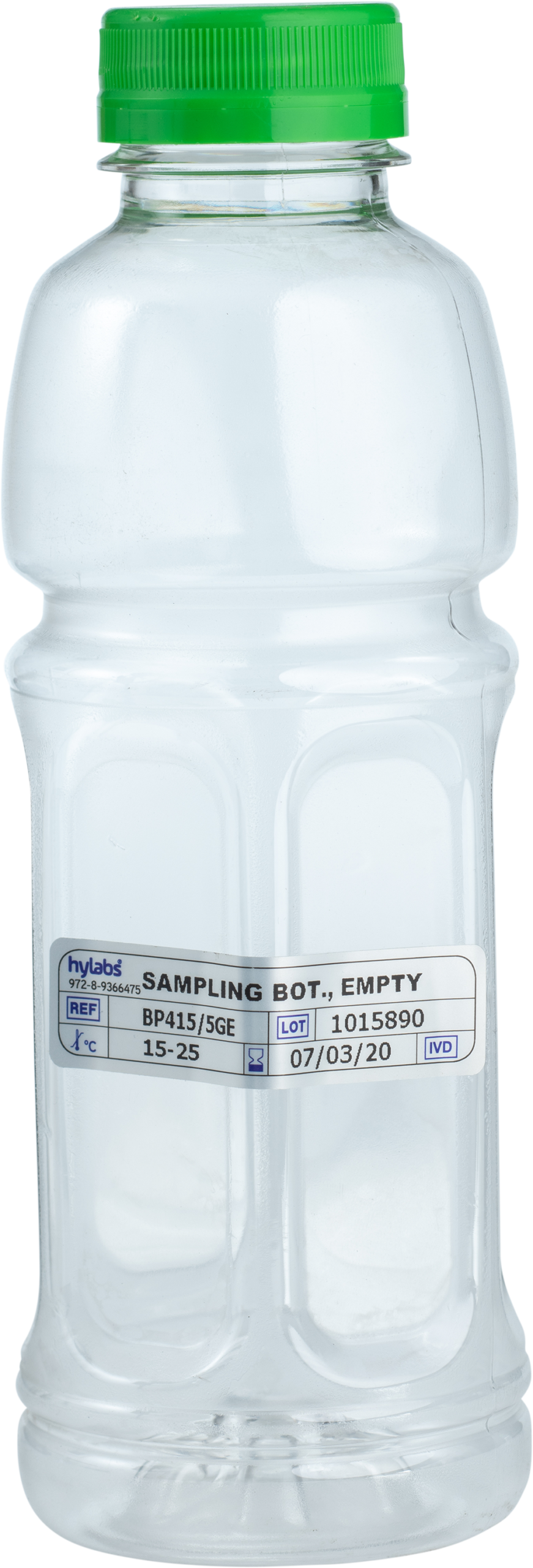 SAMPLING BOTTLE EMPTY PET 500ML IRR.